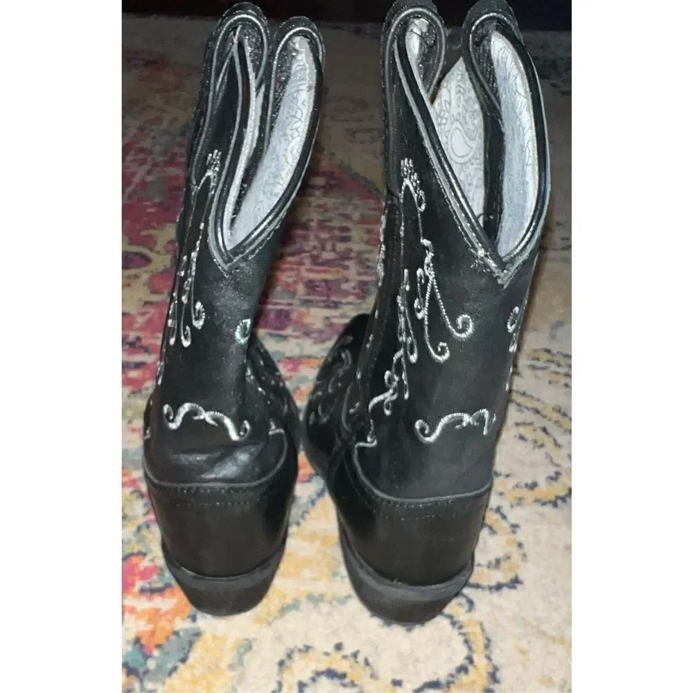Smoky Mountain Childrens Jolene Black Boots (1.5)